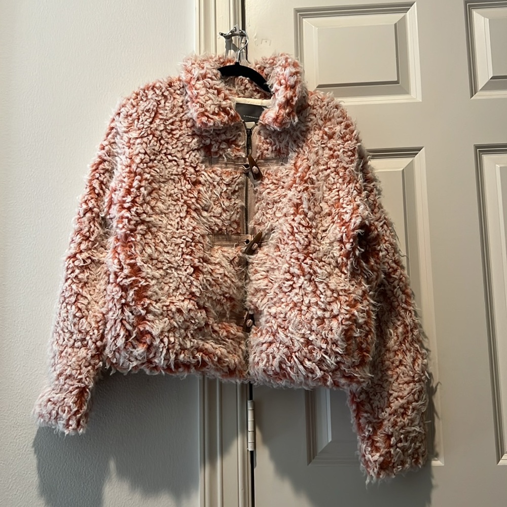 Anthropologie Faux fur jacket nwt